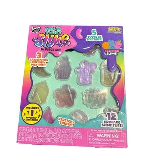 Children’s Anker Art Play Mix N Twist Slime Kit 16 Piece Set Multicolor New